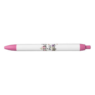 Stylo Noir Bonjour La Fleur De Printemps