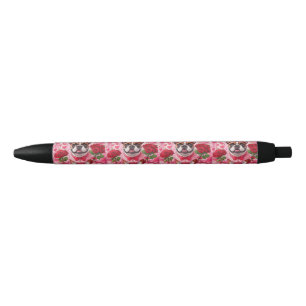 Stylo Noir Bouledogue Français Amoureux French Bulldog