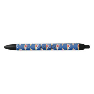 Stylo Noir Bowling Ball Stritles Motif Personnaliser