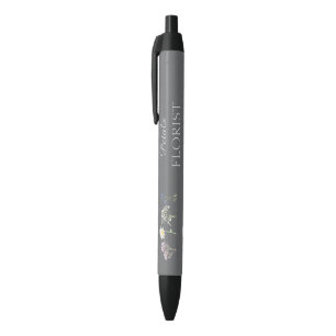 Stylo Noir Branding d'entreprise de fleuriste de boutique mod