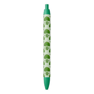 Stylo Noir Brocoli de dessin animé