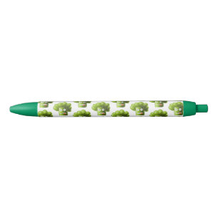 Stylo Noir Brocoli drôle de bande dessinée