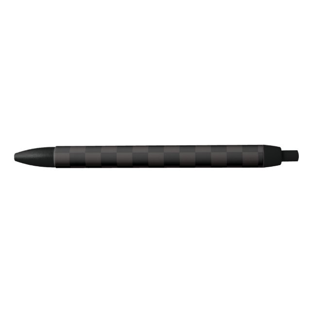 Stylo Noir Brun/noir de luxe Checkered (Devant)