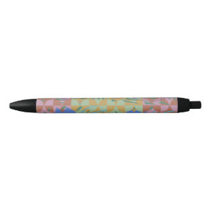 Stylo Noir Bulbes de tulipe Étincelles
