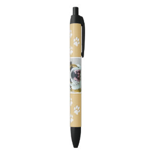 Stylo Noir Bulldog Painting - Joli art original chien