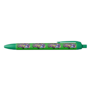 Stylo Noir Bus de la paix du singe en chaussette