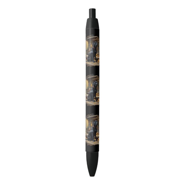 Stylo Noir Cabine du journal de l'extracteur Black Labrador A (devant Vertical)