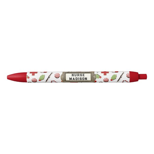 Stylo Noir Cadeaux de vacances Médicales (Devant)