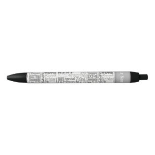 Stylo Noir Cadeaux personnalisés pour la fête du 70e annive