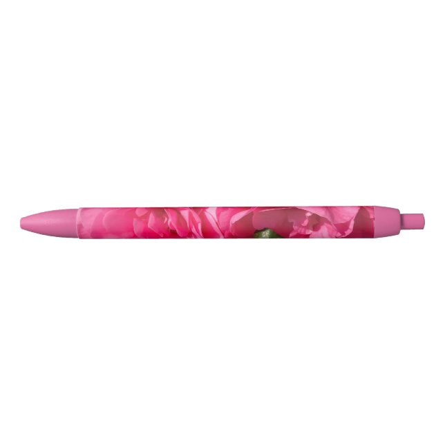 Stylo Noir Camellia rose (Devant)