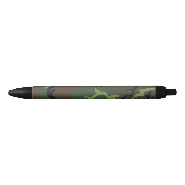 Stylo Noir Camion militaire de Green Forest (Devant)