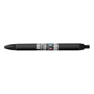 Stylo Noir Camionneur Funny Camionnage Humour Tracteur Traile