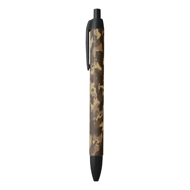 Stylo Noir Camo de boue (Haut (Vertical))