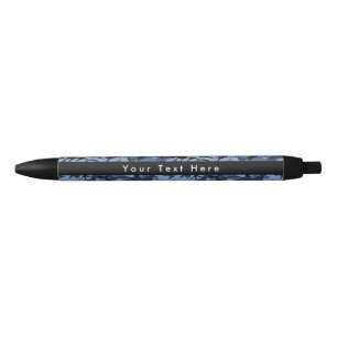 Stylo Noir Camo Navy, camouflage bleu, Militaire, Armée