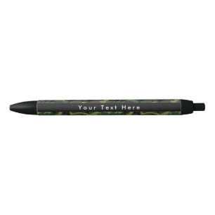 Stylo Noir Camo Vert, Camouflage, Militaire, Armée