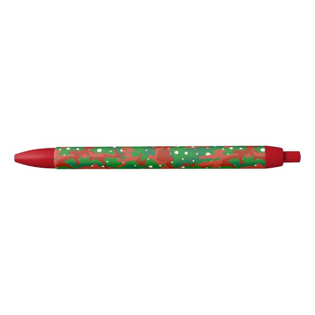 Stylo Noir Camouflage Haus De Camo Xmas (Devant)