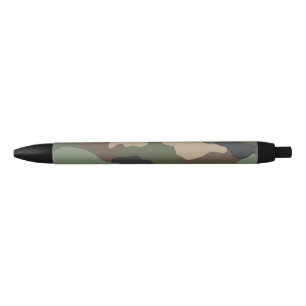Stylo Noir Camouflage Woodland Camo Militaire Kaki Tan Black