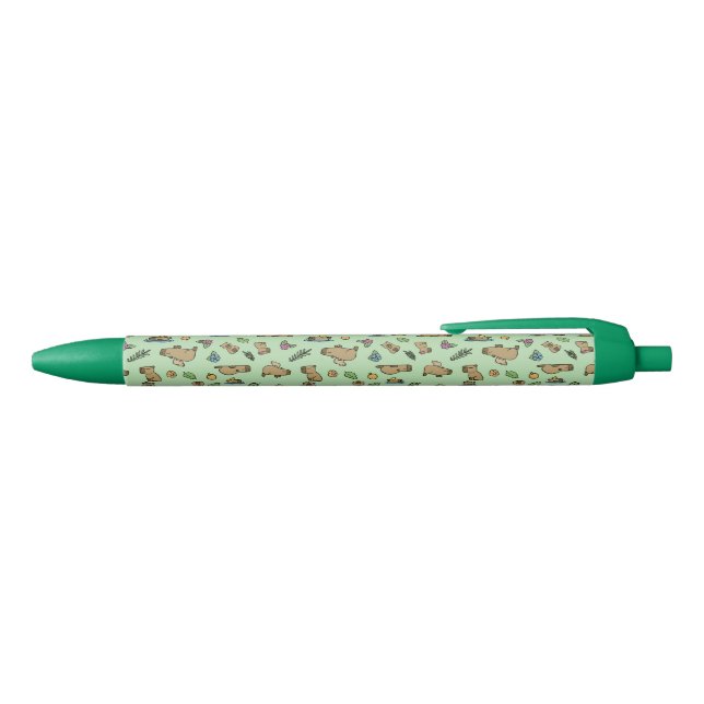 Stylo Noir Capybara (Haut)