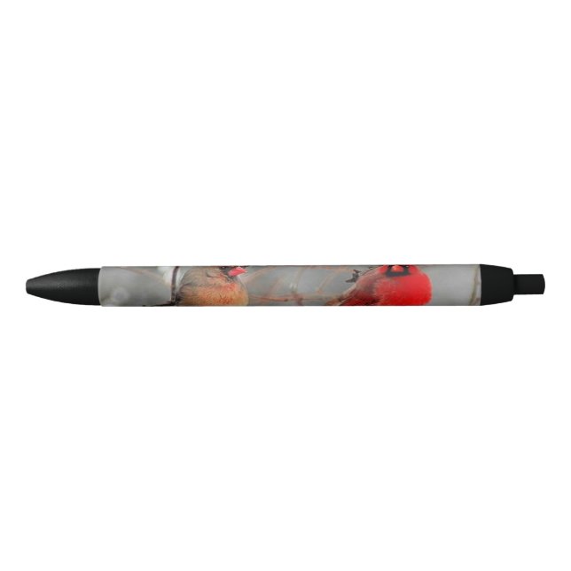 Stylo Noir cardinaux hommes et femmes (Devant)