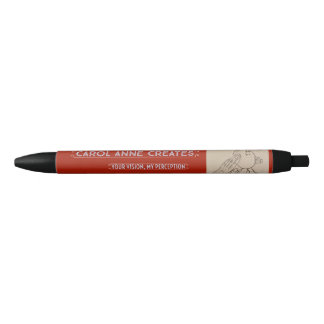 Stylo Noir Carol Anne crée un engrenage