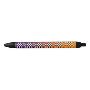 Stylo Noir Carrés Abstraits 3