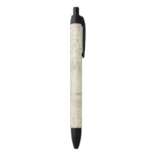 Stylo Noir Carte de section de T18S R28E Tulare County