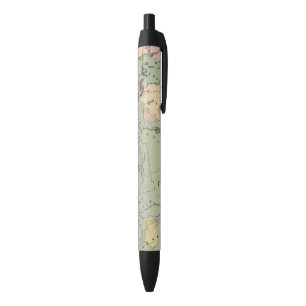 Stylo Noir Carte géologique du Maine