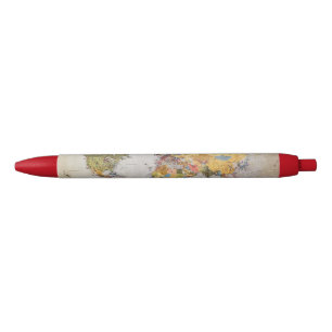 Stylo Noir carte mondiale