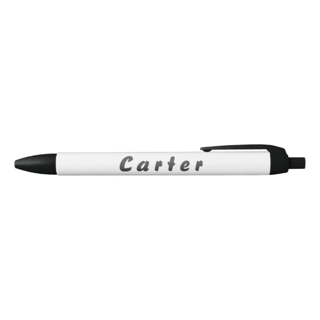 Stylo Noir Carter (Haut)
