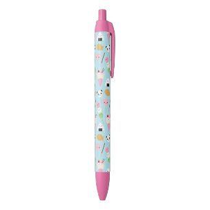 Stylo Noir Casse-croûte de Kawaii de Japonais