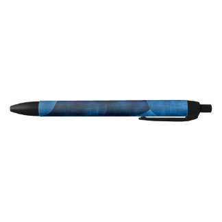 Stylo Noir Cercles de lune bleue