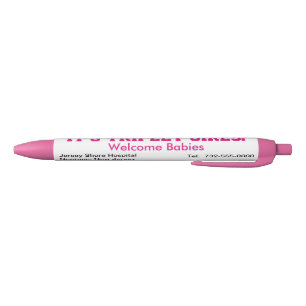 Stylo Noir C'est Triplet Girls Hospital Nom de Faire-part