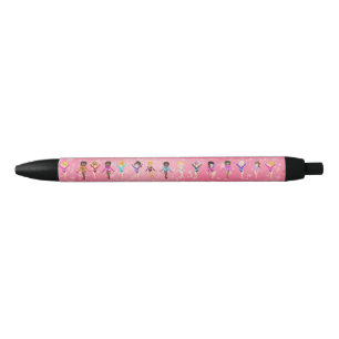 Stylo Noir Cette Gymnaste me ressemble avec des amis