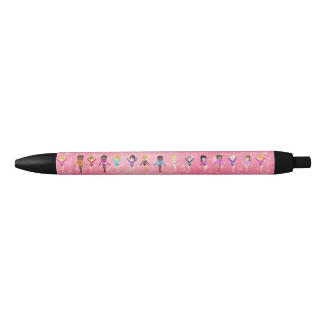 Stylo Noir Cette Gymnaste me ressemble avec des amis (Devant)