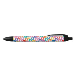 Stylo Noir Chaîne de couleurs