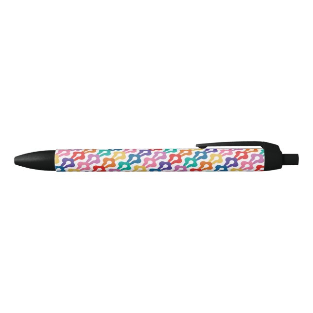 Stylo Noir Chaîne de couleurs (Haut)