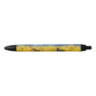Stylo Noir Champ de blé de Van Gogh peinture impressionniste
