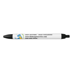 Stylo Noir Chat Animal Sitter Chien Walking Business Service