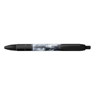 Stylo Noir Chat blanc Purrfet