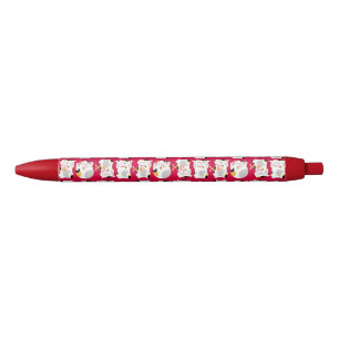 Stylo Noir Chat de bonne chance, Chinois, shui de feng,