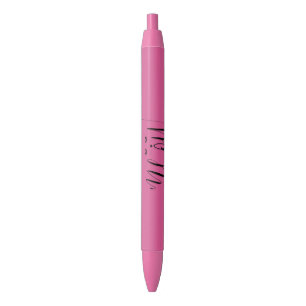 Stylo Noir Chat rose Meow