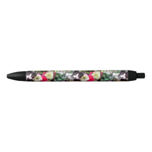 Stylo Noir Chaton dans un panier