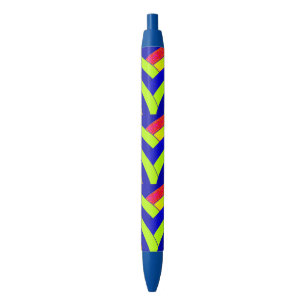 Stylo Noir chevrons modernes chic élégants