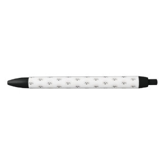 Stylo Noir Chien de caniche _ motif 