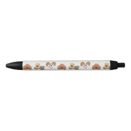 Stylo Noir Chiens Animaux
