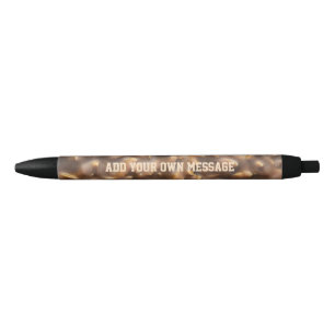 Stylo Noir Chocolat Chunky Personnalisé Texte Personnalisé