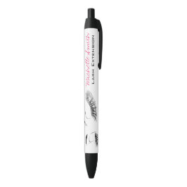 Stylo Noir Cils Élégants Noir et Blanc Dessin Bar à Cils