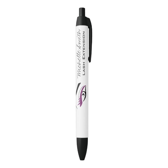Stylo Noir cils longs de l'oeil pourpre Icône d'extension Las (Bas (Vertical))