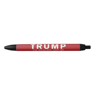 Stylo Noir Citation amusante de Donald Trump - Les Mexicains 