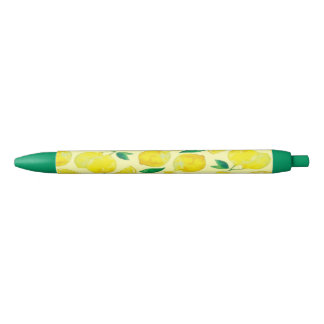 Stylo Noir Citron jaune